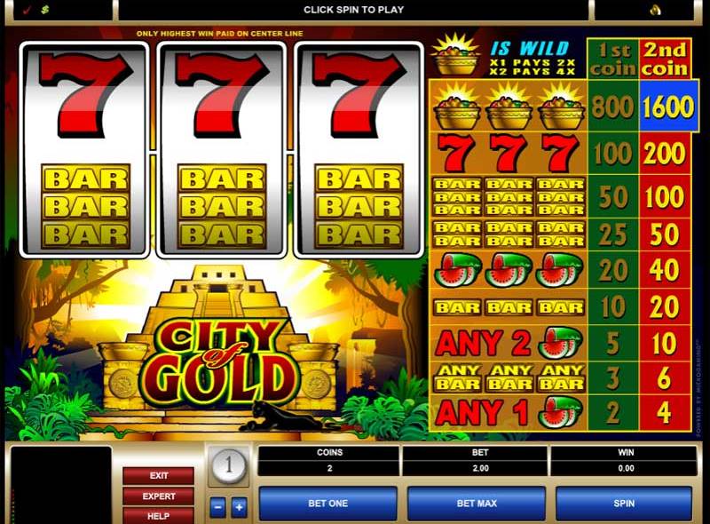 City of Gold, Microgaming Slot