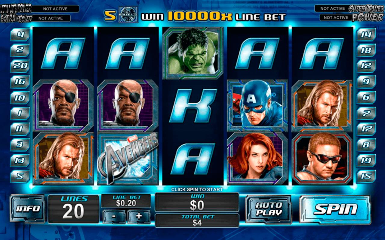 The Avengers Slot
