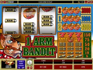 1 Arm Bandit Game