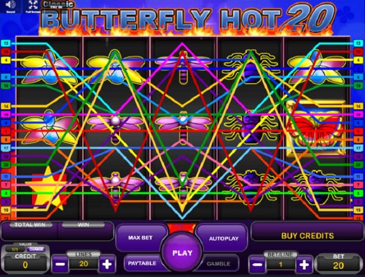 Butterfly Hot 20 Logo