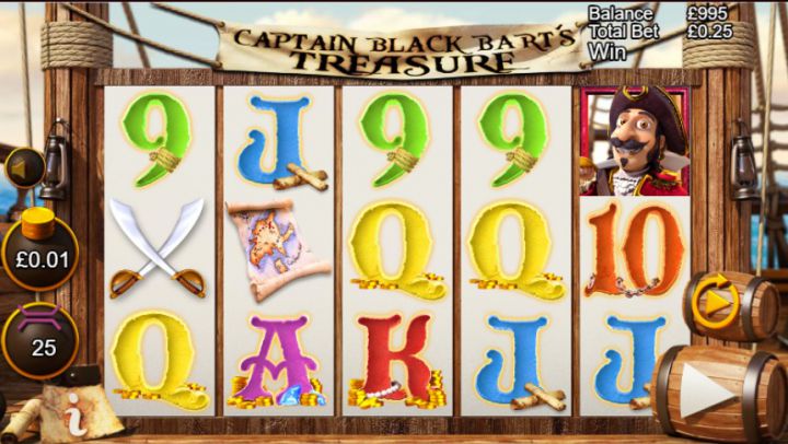 Captain Black Bart’s Treasure Logo