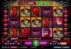 Cartoon Capers Game