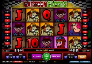 Cartoon Capers Game
