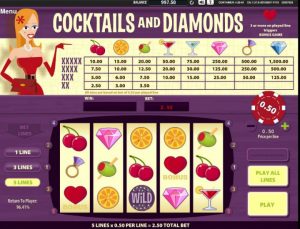 Cocktails and Diamonds Game