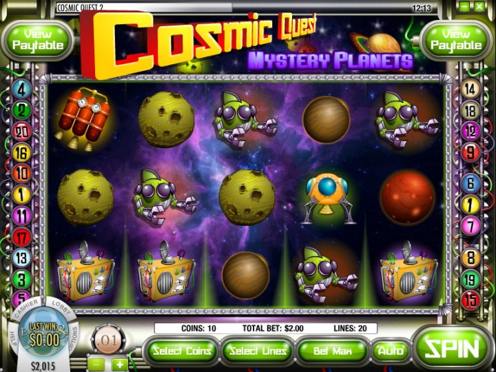 Cosmic Quest II Mystery Planets Logo