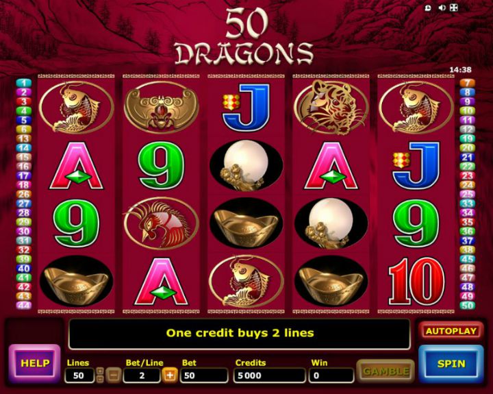 Fifty Dragons Logo