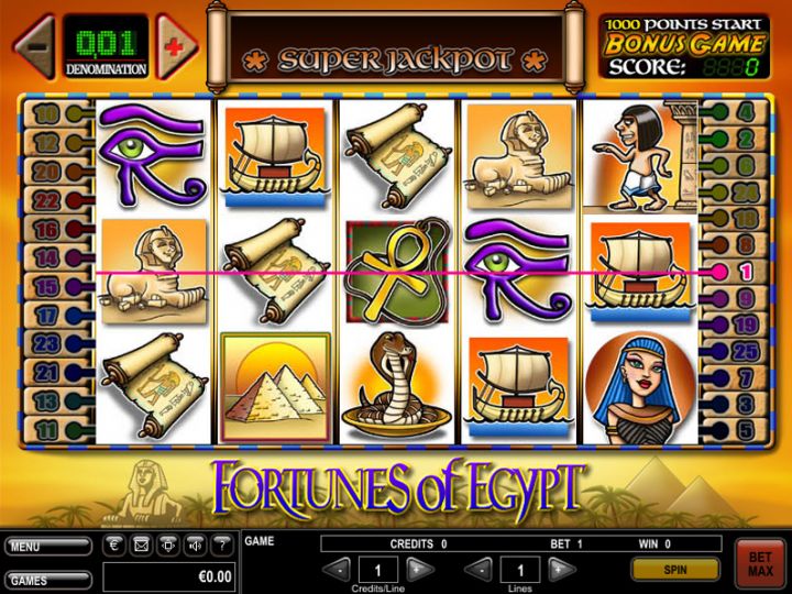 Fortunes of Egypt Logo