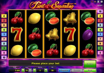 Fruit Sensation Game