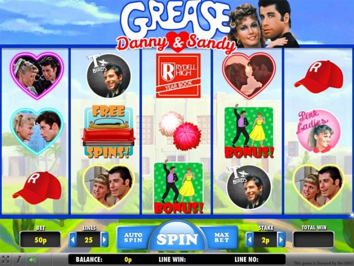 Grease Danny and Sandy Logo