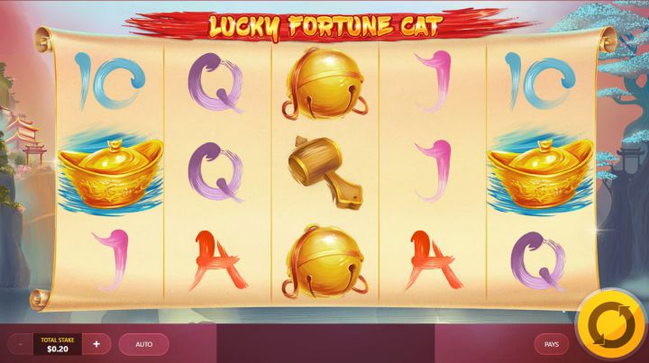 Lucky Fortune Cat Logo