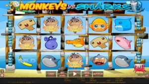 Monkeys VS Sharks Game