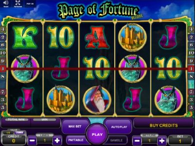Page of Fortune Deluxe Game