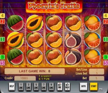 Phoenix’s Fruits Game