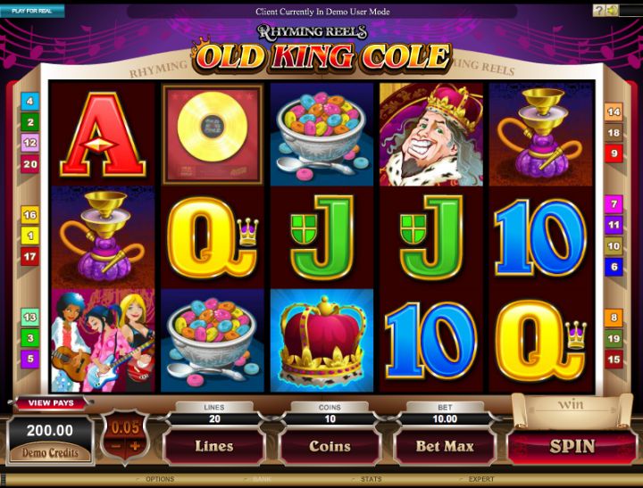 Rhyming Reels Old King Cole Logo