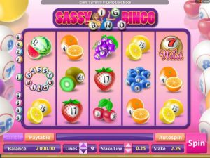 Sassy Bingo Game