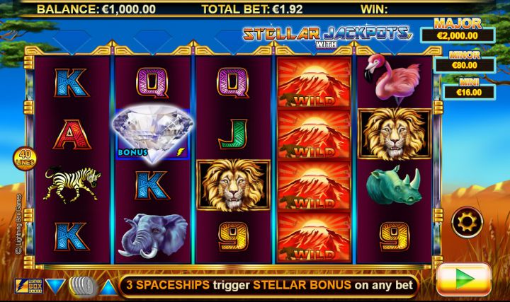 Serengeti Lions Stellar Jackpots Logo