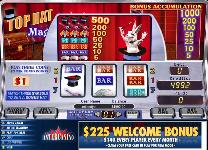 Top Hat Magic Slot Game