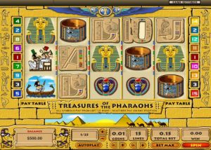 Treasures of the Pharaohs Game