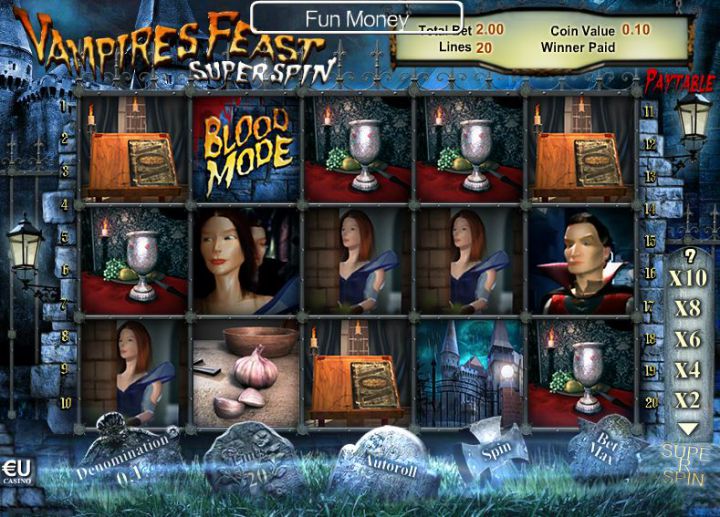 Vampires Feast™ online slot by Skill On Net video preview