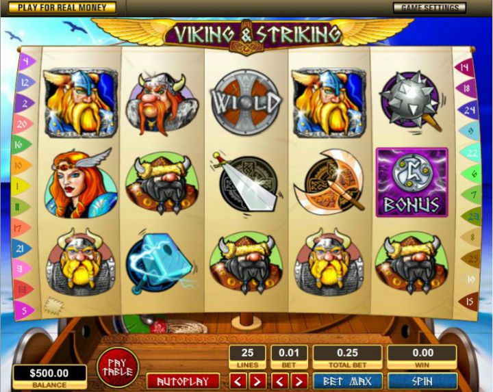 Viking and Striking Logo