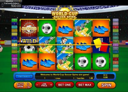 World-Cup Soccer Spins Game