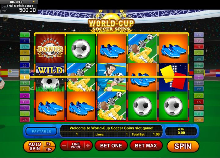 World-Cup Soccer Spins Logo