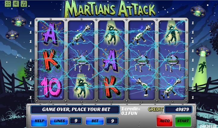 Martians Attack Logo