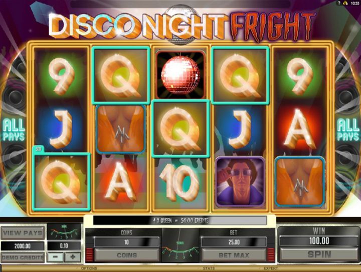 Disco Night Fright Logo
