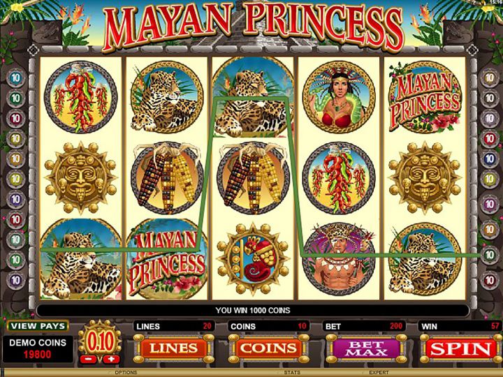 Mayan Princess Logo