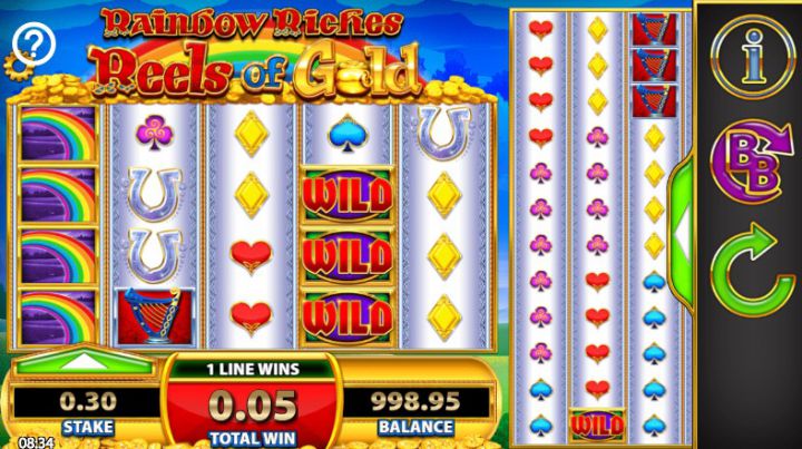 Rainbow Riches Reels of Gold Logo