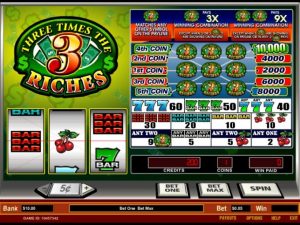 Three Times the Riches Game