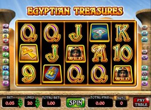 Egyptian Treasures Game