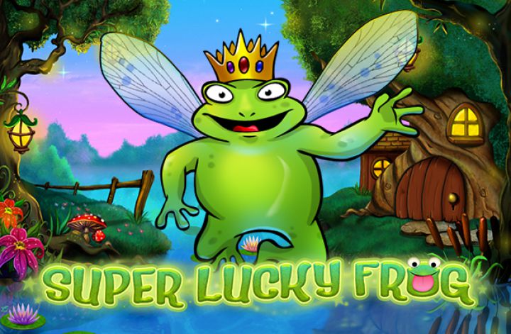 Super Lucky Frog Logo