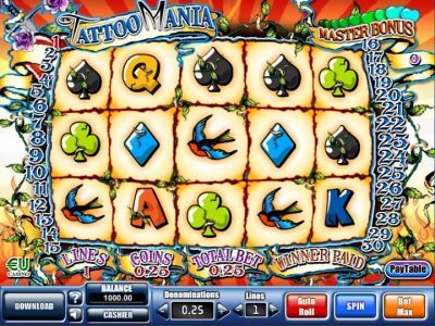 Tattoo Mania Game