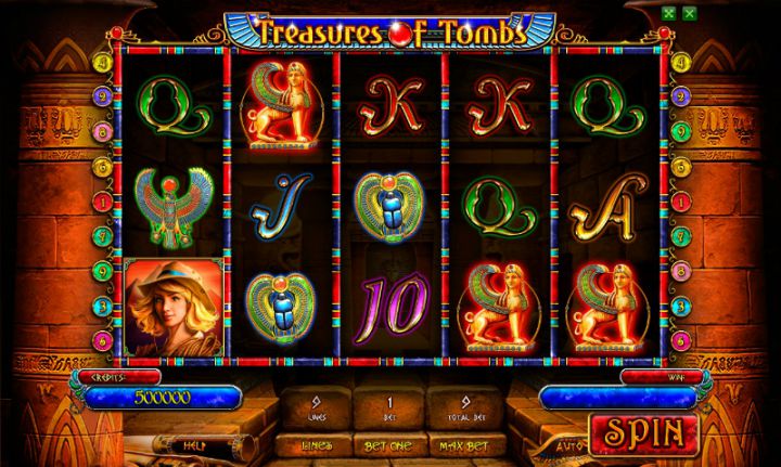 Treasures of Tombs (Bonus Game) Logo