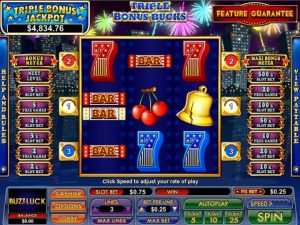 Triple Bonus Bucks Game