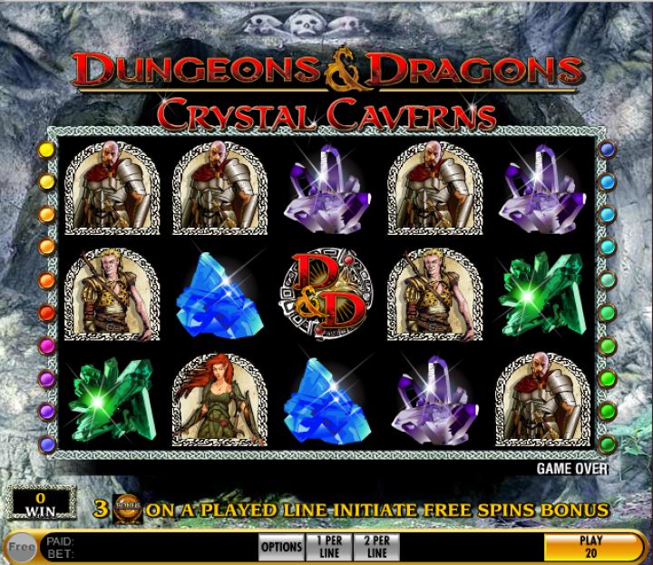Dungeons and Dragons: Crystal Caverns Logo