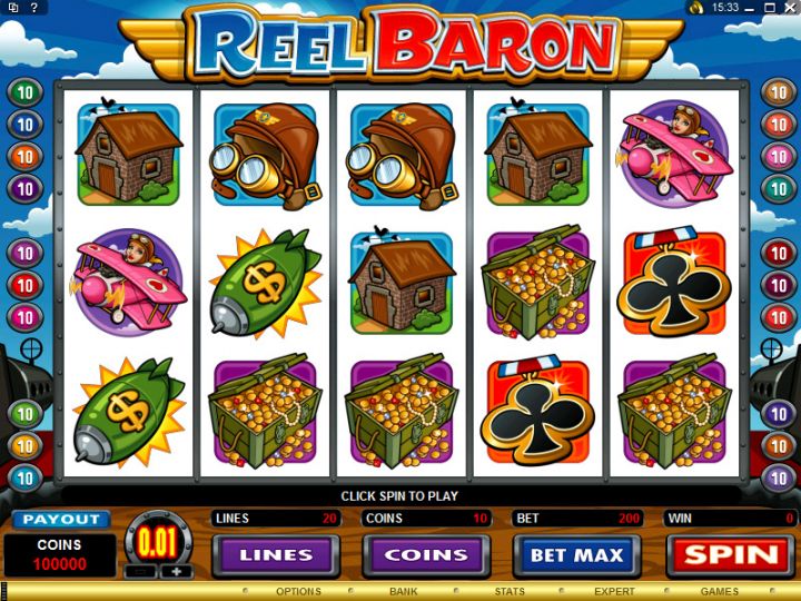 Reel Baron Logo