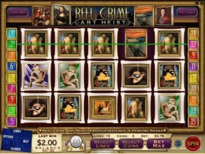 Reel Crime Art Heist Logo