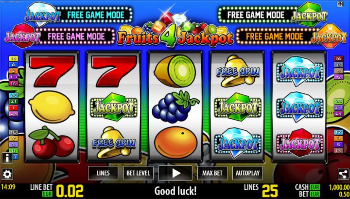 Fruits 4 Jackpot Logo