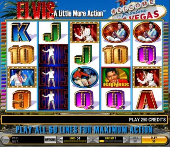 Elvis a Little More Action Game