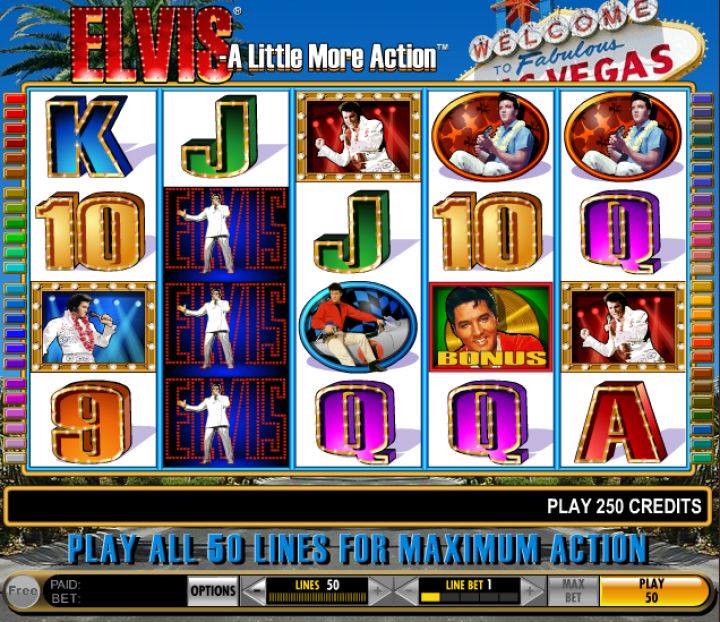 Elvis a Little More Action Logo