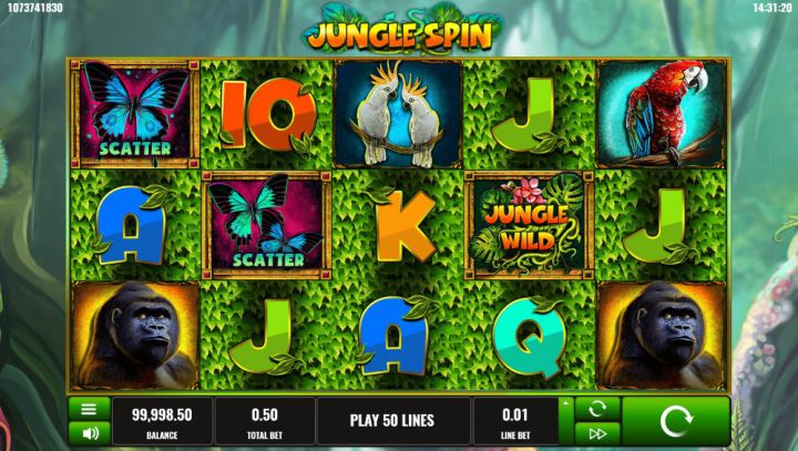 Jungle Spin Logo