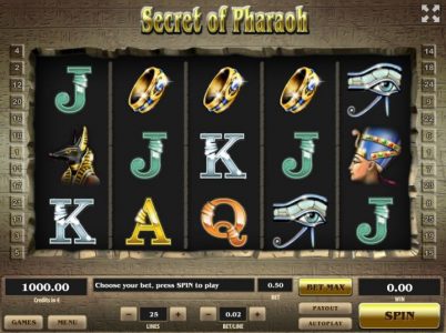 Secret of Pharaoh Game