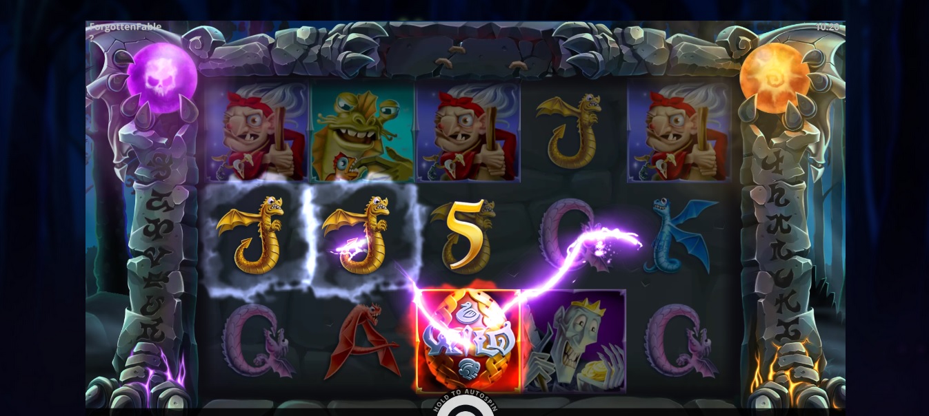 Forgotten Fable Slot Screen