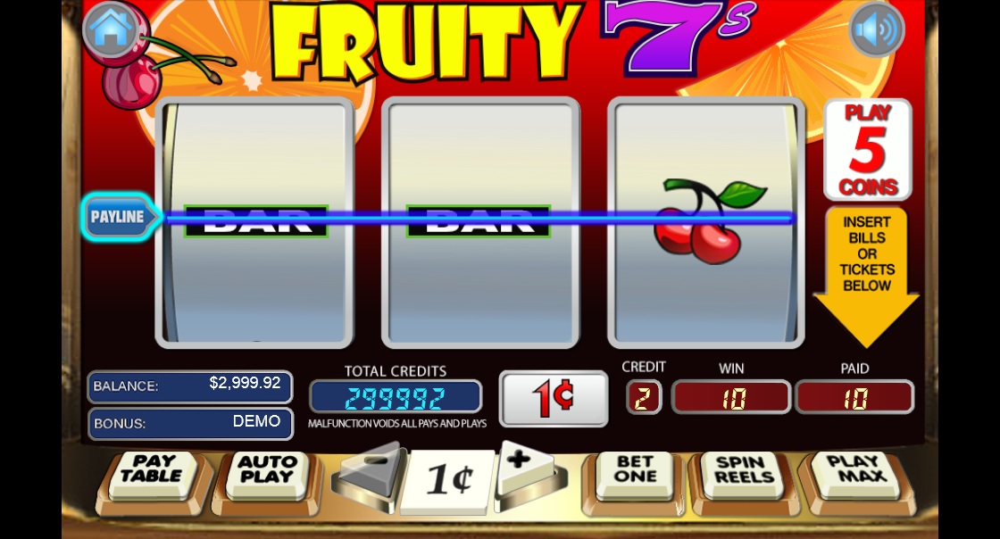 Lucky Fruity 7s Slot Game