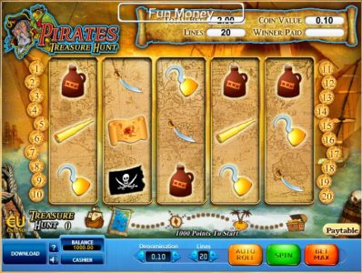 Pirates Treasure Hunt Game