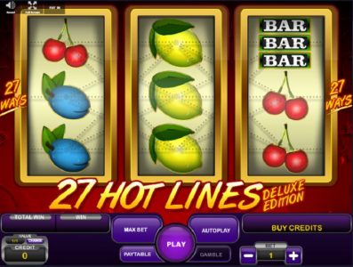 27 Hot Lines Deluxe Game