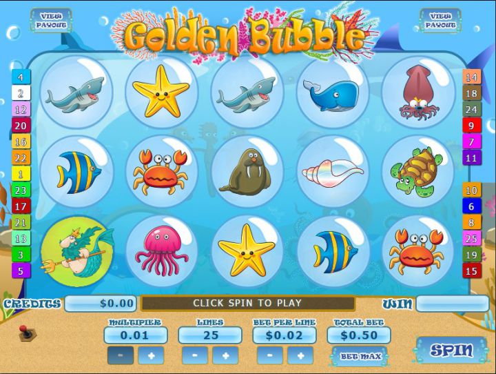 Golden Bubble Logo