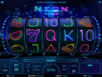 Neon Reels Game